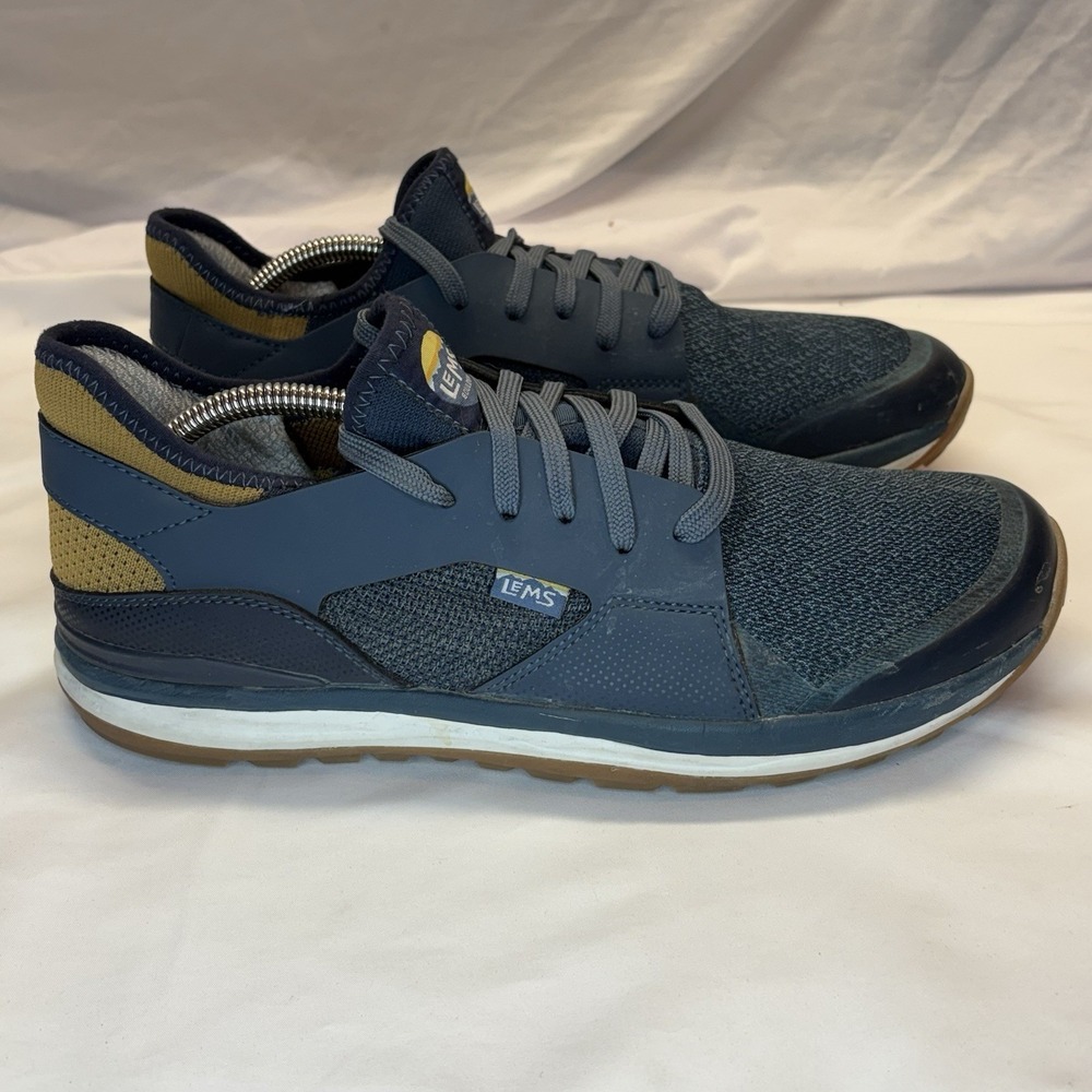 LEMS MESA Boulder Shoes Trail Runners Hiking Walking Men's Size 11D Blue